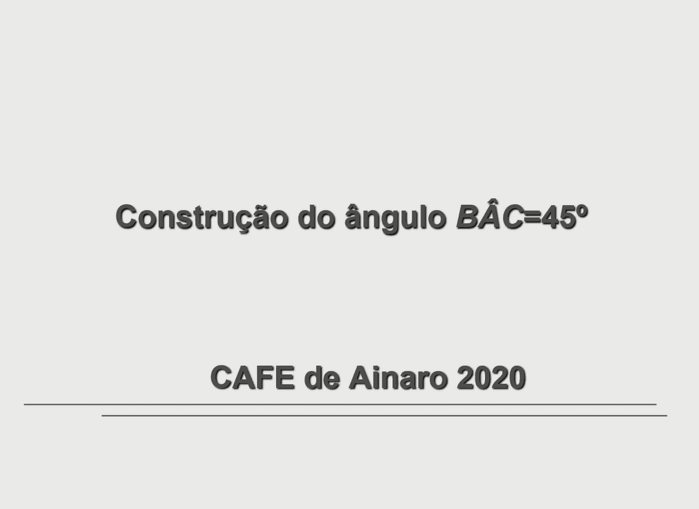 Construção de ângulos Image